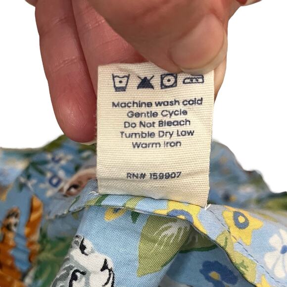 Printfresh Blue and Green Animal Print Pajama Pants - Picture 7 of 8